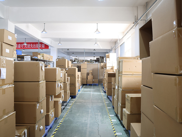 Receipt Printer warehouse with packaged products
